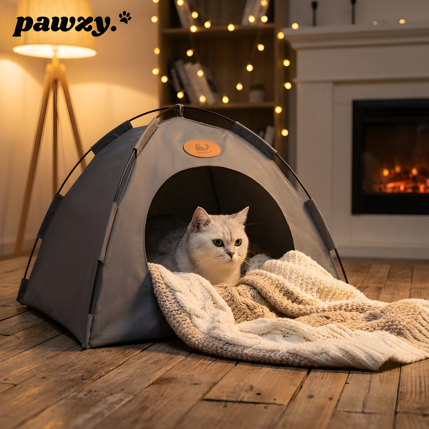 Pawzy Opvouwbare Huisdier Tent met Mat