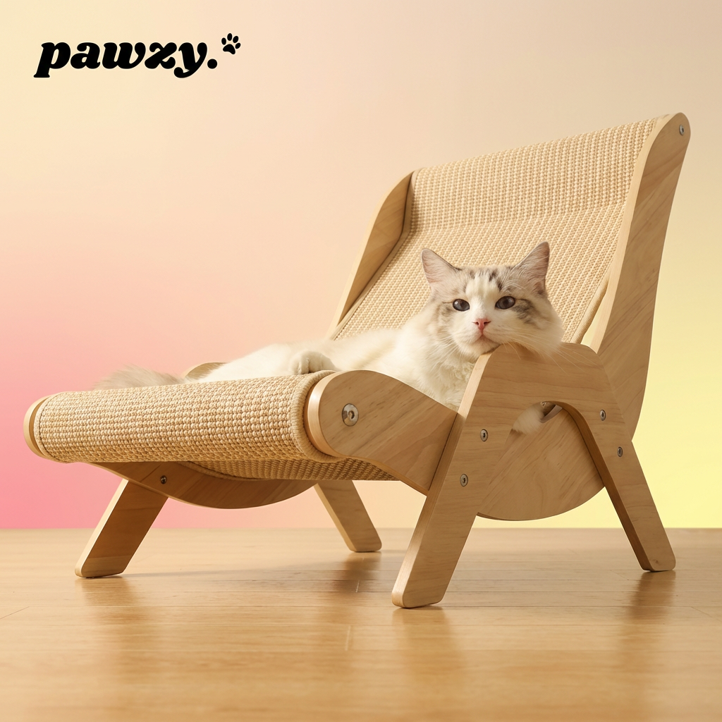 Pawzy Krabplank Schommelbed van Jute voor Katten