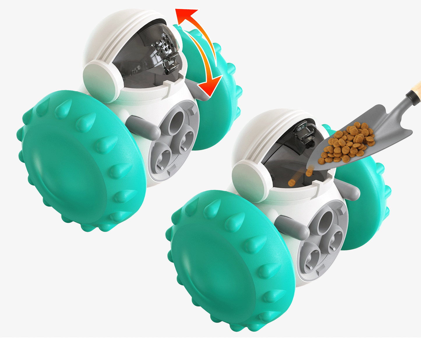 Pawzy Slow Feeder Tumble Toy voor Hond & Kat