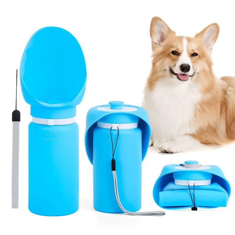 Pet Owners' Top Pick: Outdoor Portable Pet Water Cup – Food-Grade, Leakproof & Shatterproof. Foldable, One-Click Dispensing, Anti-Spill – Perfect for Dog Walking!