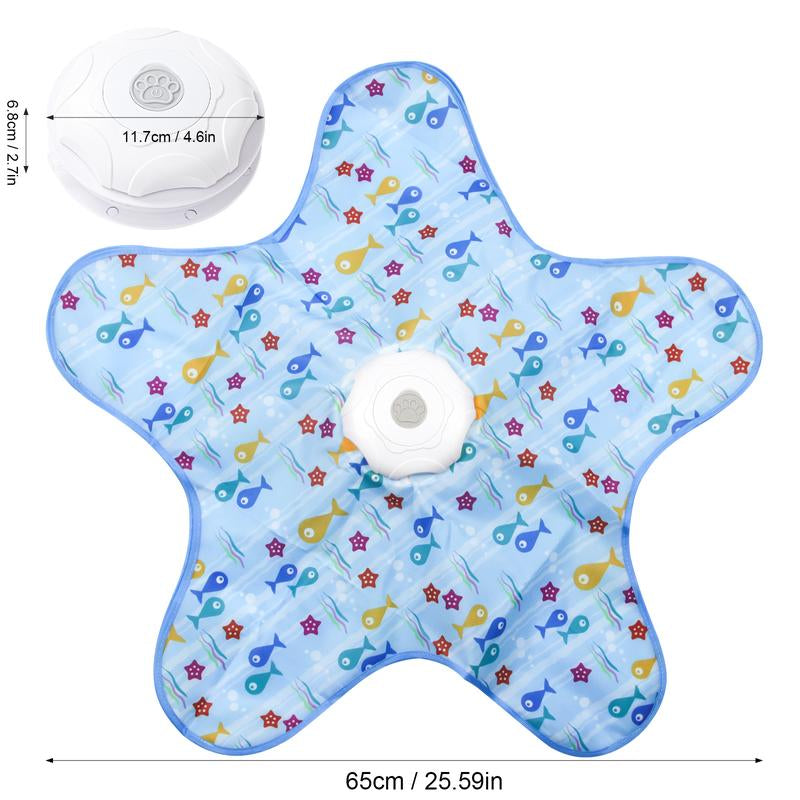 SPOVEN Interactive Unpredicatable Moving Feather Cat Toy , Hide and Seek Rechargeable Cat Toy for Bored Cat,Automatic Chargeable，Indoor Exercise & Boredom Relief for All Breeds