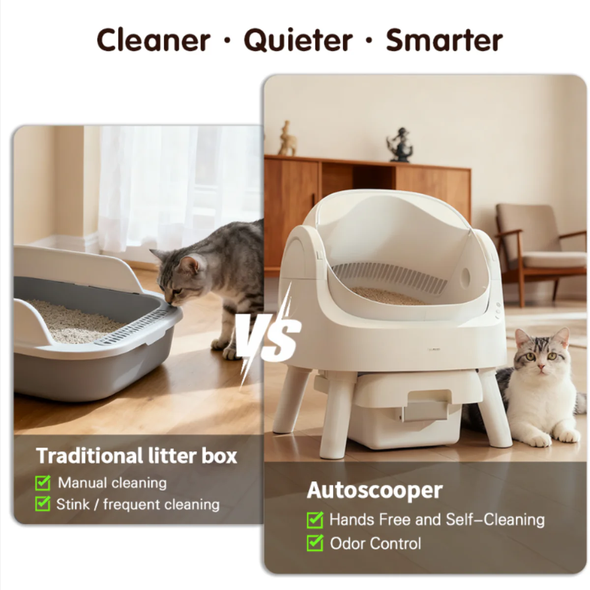 Pawzy Autoscooper 11 Cat Litter Box