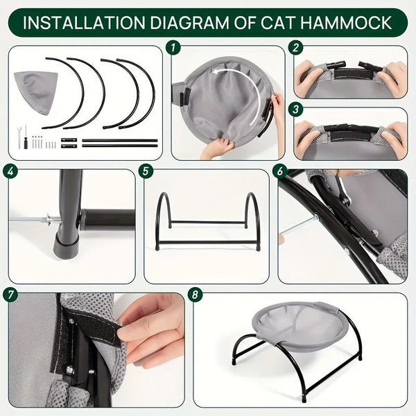 Four Seasons Universal Cat Bed, Winter Warm Pet Supplies, Summer Cool Bed, Cat Bed, Hammock